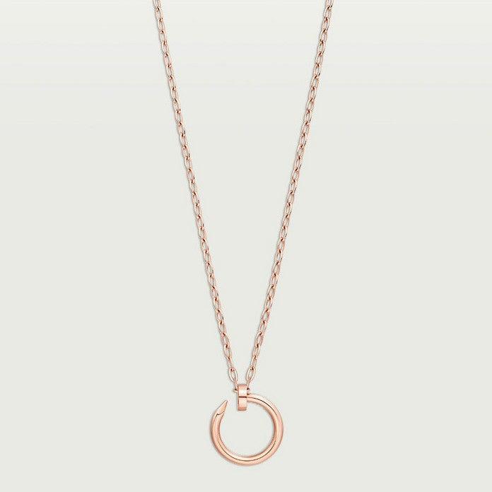 CARTIER NECKLACE PENDANT JUSTE UN CLOU ROSE GOLD