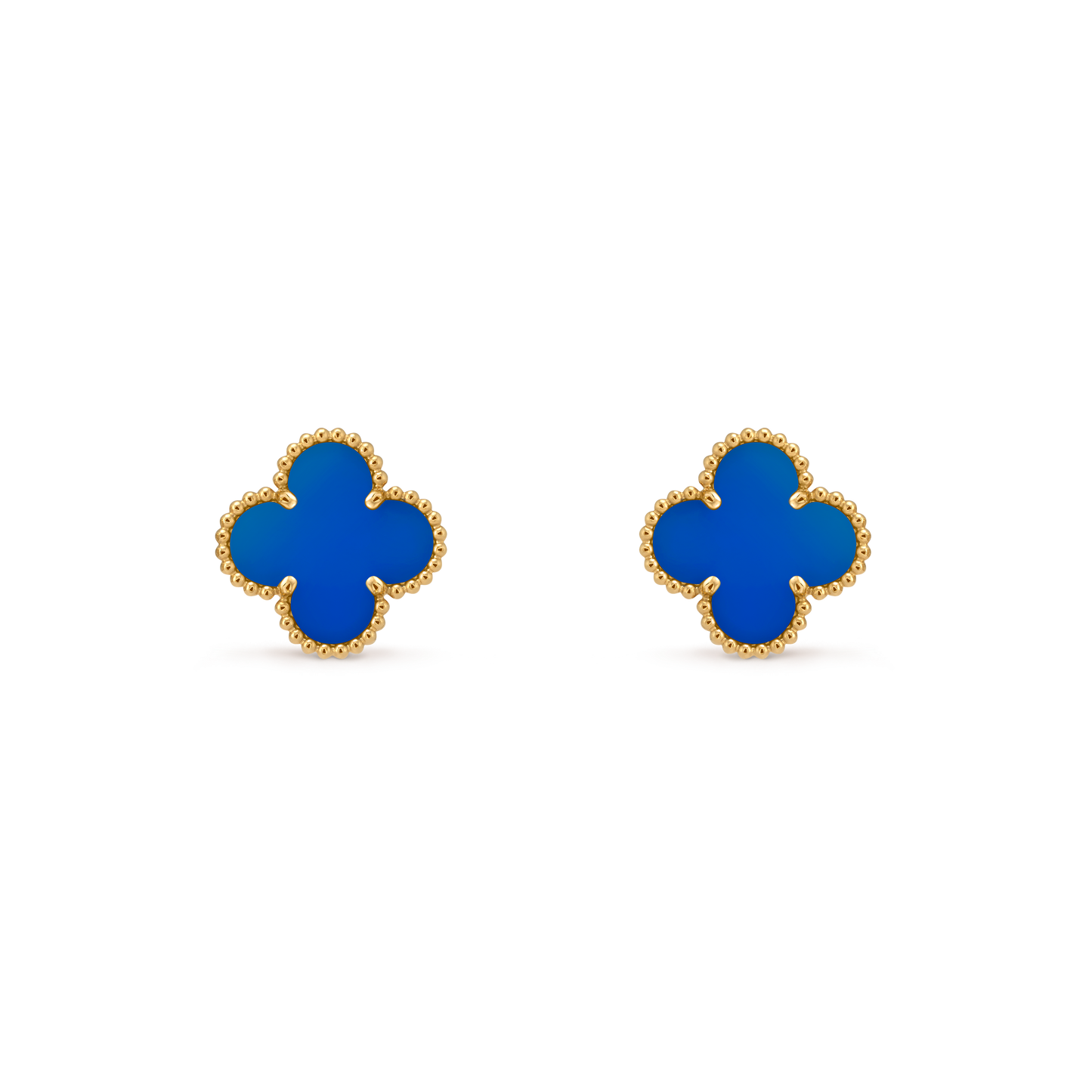VINTAGE VAN CLEEF ALHAMBRA BUCKLE SKY BLUE