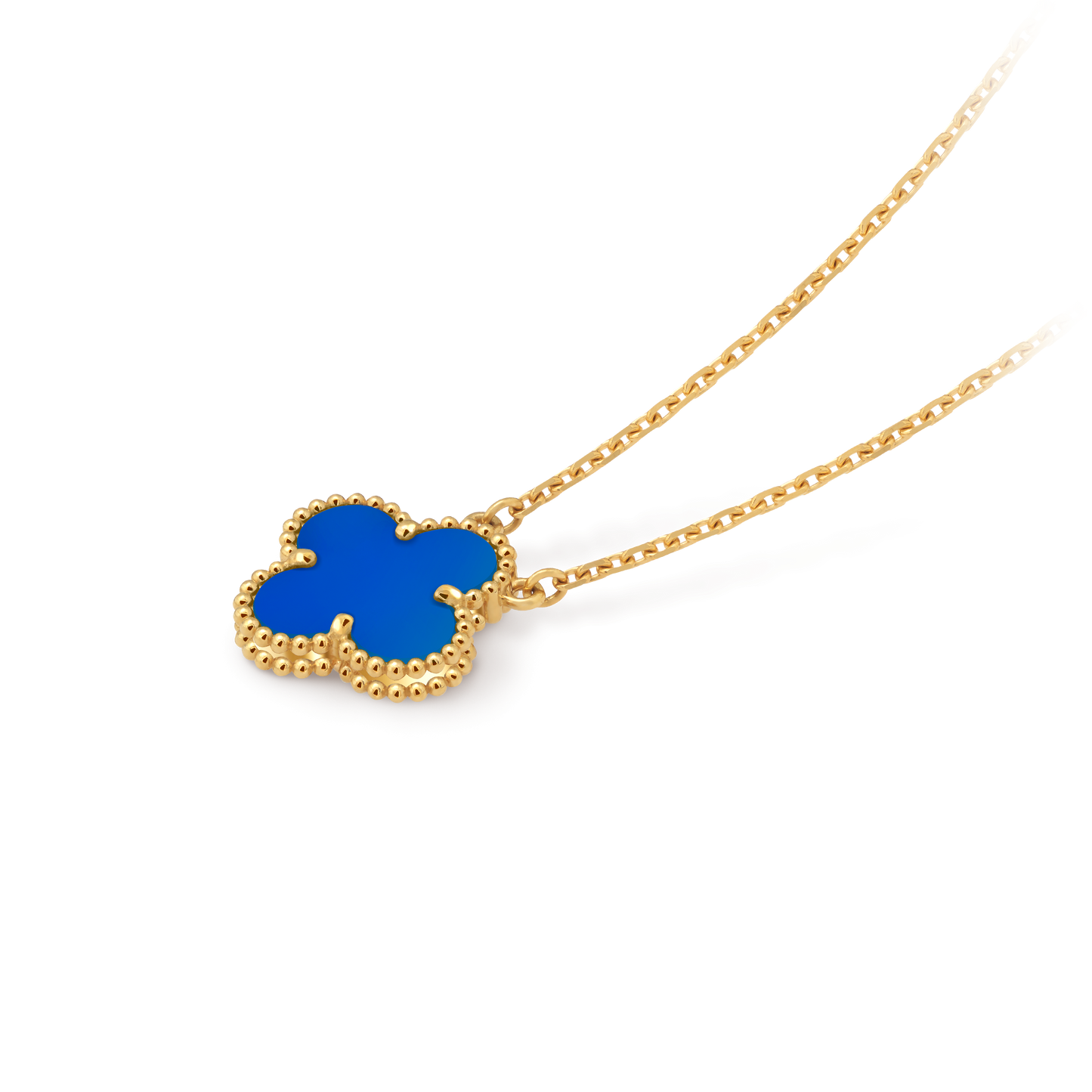 VINATGE ALHAMBRA PENDANT NECKLACE SKY BLUE