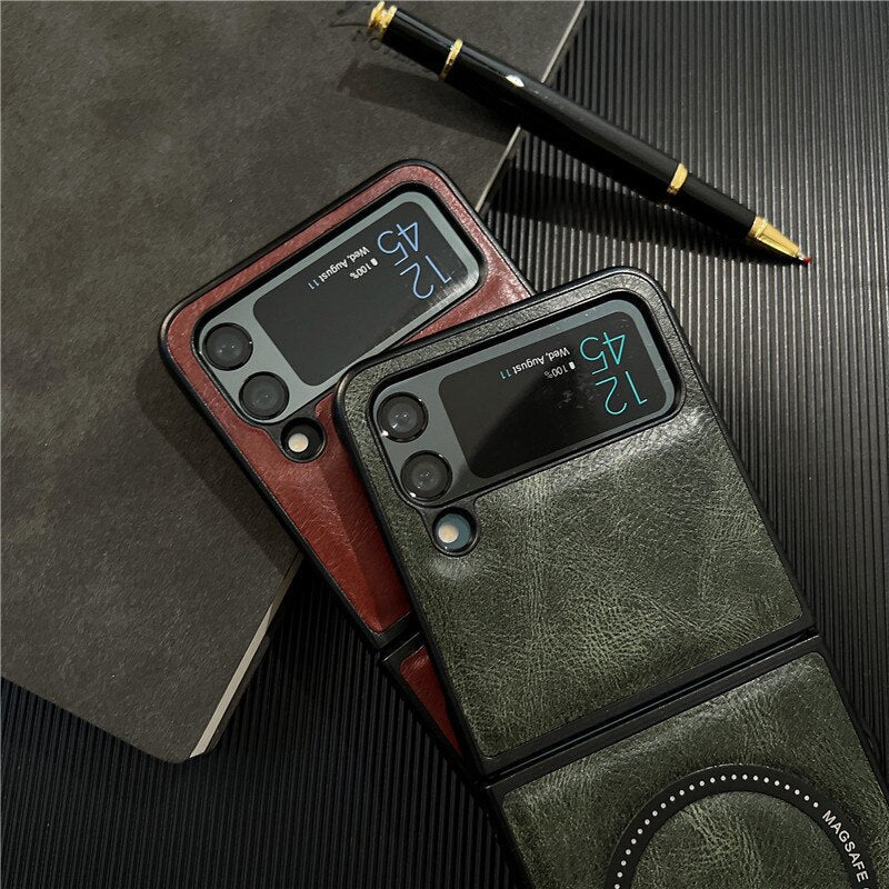 Luxury Business LeatherCase for Samsung Galaxy Z Flip - casetiphone