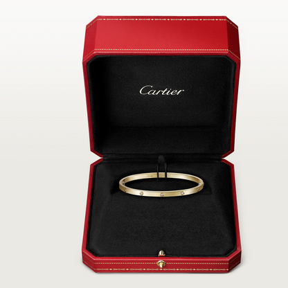 CARTIER LOVE PETIT MODEL DIAMOND GOLD BRACELET
