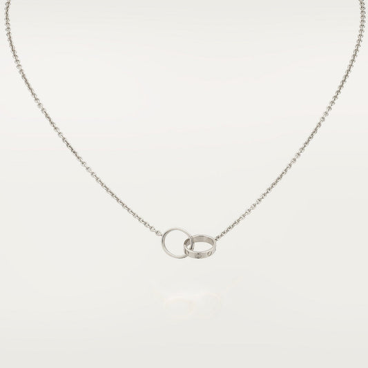 CARTIER LOVE PENDANT NECKLACE WHITE GOLD