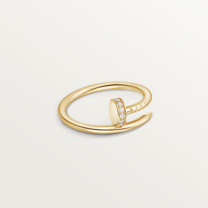 CARTIER JUSTE UN CLOU CLASSIC DIAMOND GOLD RING