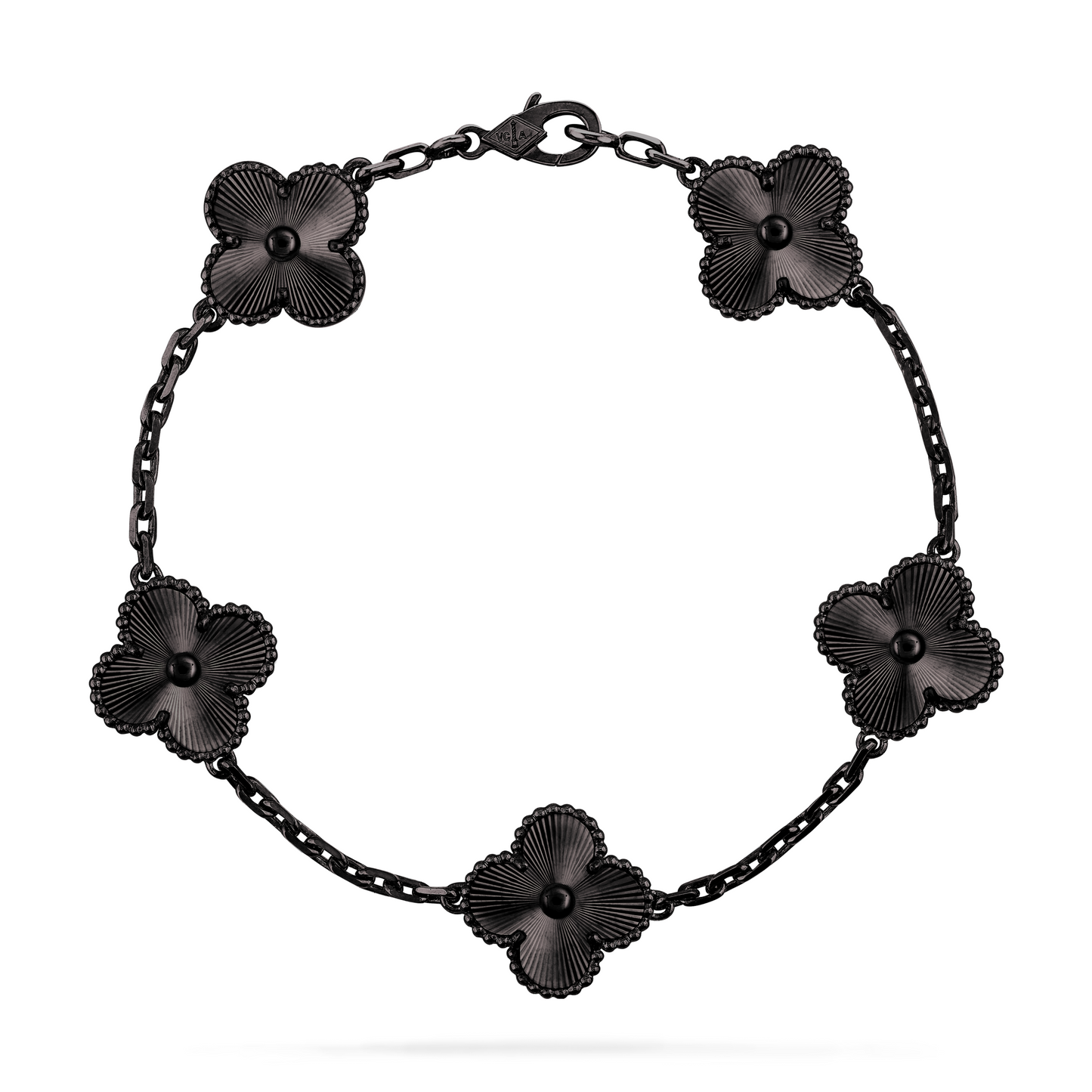 CURB CHAIN VAN CLEEF ALHAMBRA ALL BLACK