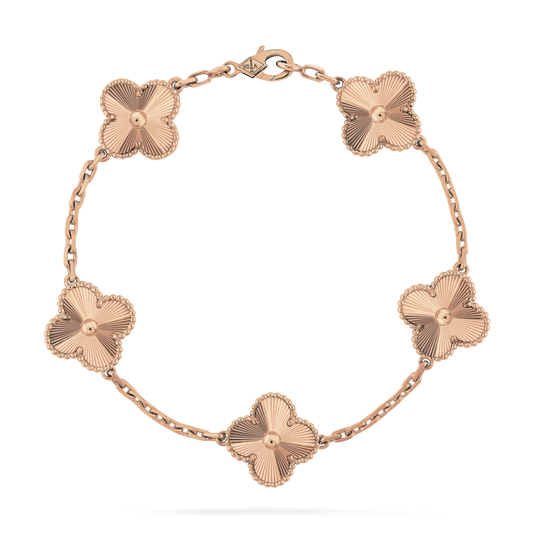 CURB CHAIN VAN CLEEF ALHAMBRA ROSE GOLD