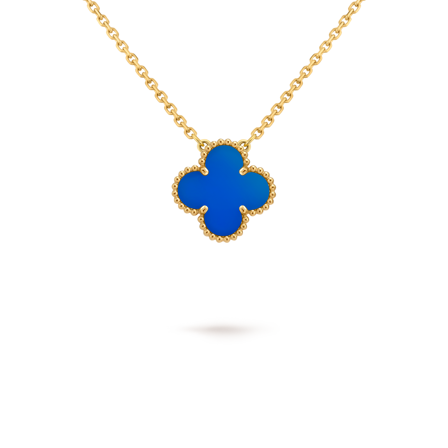 VINATGE ALHAMBRA PENDANT NECKLACE SKY BLUE