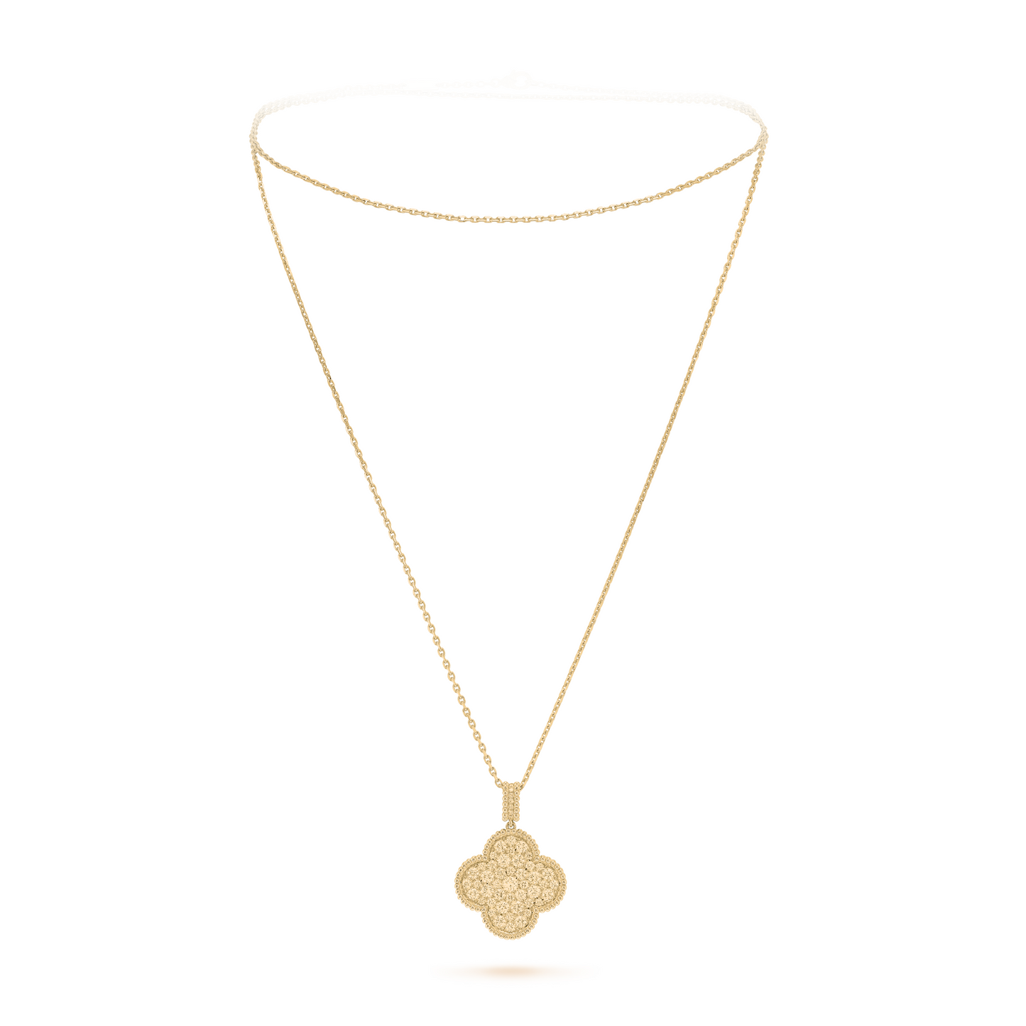 VAN CLEEF MAGIC ALHAMBRA GOLD LONG NECKLACE