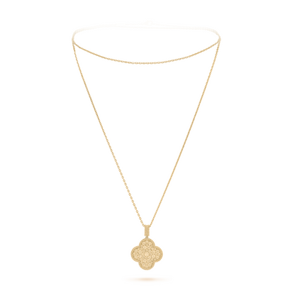VAN CLEEF MAGIC ALHAMBRA GOLD LONG NECKLACE