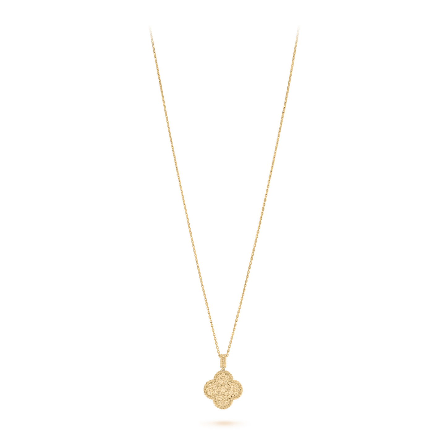 VAN CLEEF MAGIC ALHAMBRA GOLD LONG NECKLACE