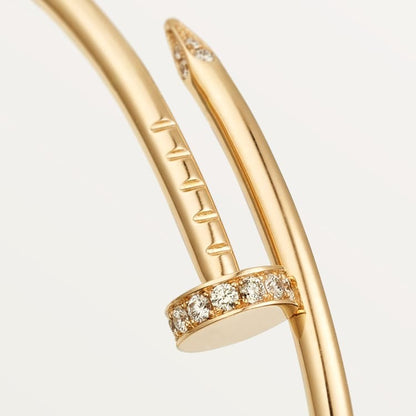 CARTIER JUSTE UN CLOU SMALL MODEL DIAMOND BRACELET IN GOLD