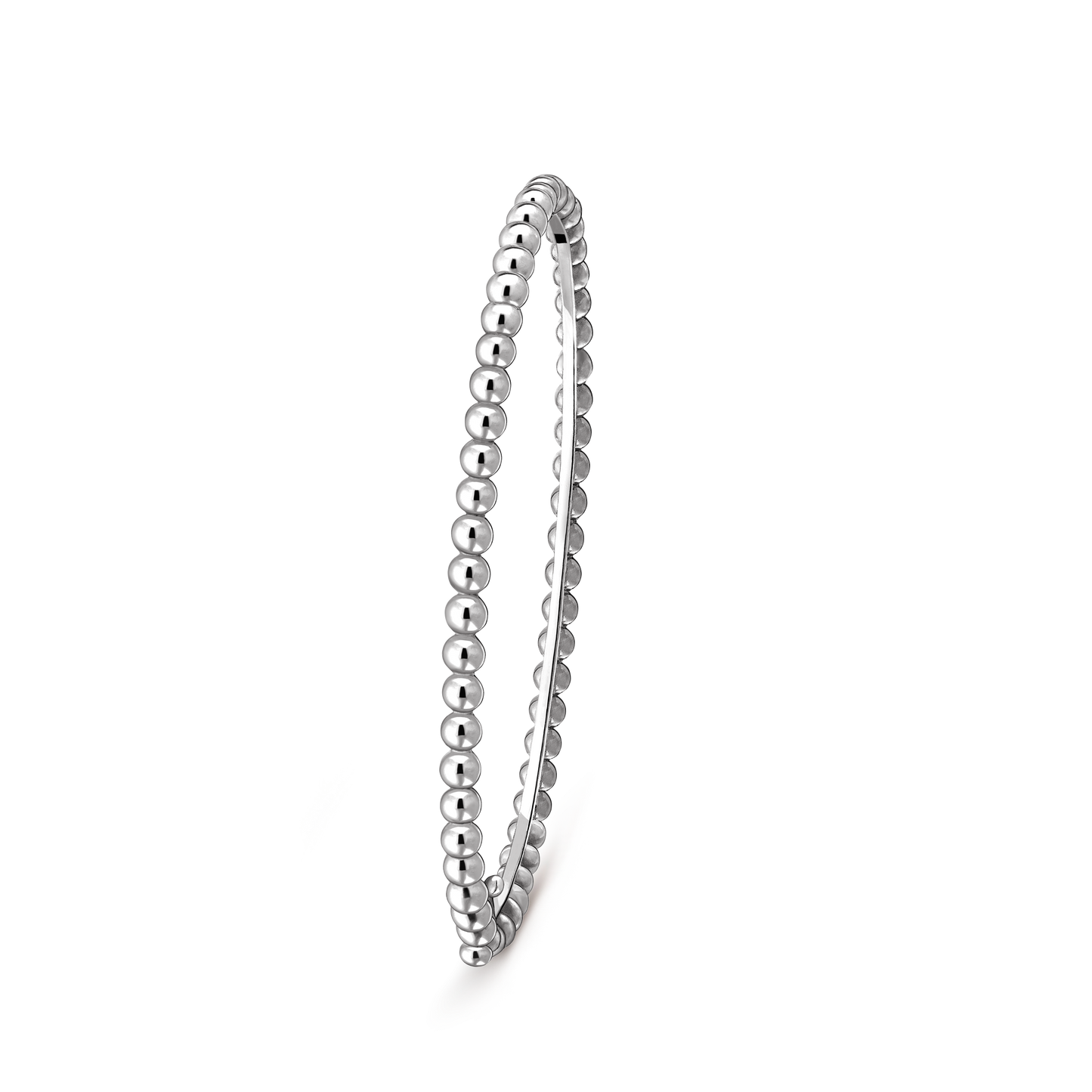 VAN CLEEF BEADED BRACELET WITH MEDIUM GOLD PEARL WHITE GOLD MODEL