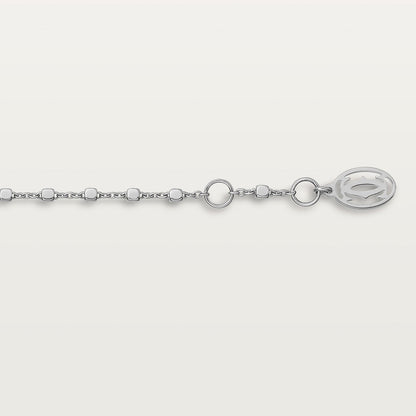 CARTIER PANTHER CURB CHAIN ON WHITE GOLD PAVÉ CHAIN
