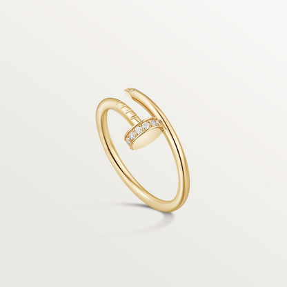 CARTIER JUSTE UN CLOU CLASSIC DIAMOND GOLD RING