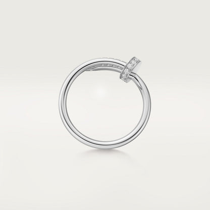 CARTIER JUSTE UN CLOU PETIT MODEL DIAMONDS WHITE GOLD RING