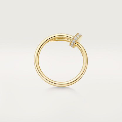 CARTIER JUSTE UN CLOU CLASSIC DIAMOND GOLD RING