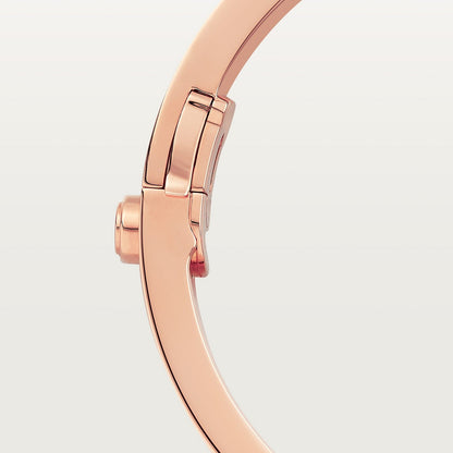 CARTIER LOVE CLASSIC PAVÉ ROSE GOLD BRACELET