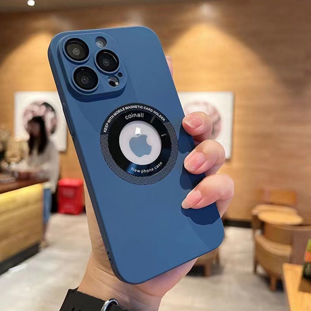 iPhone Series Frosted Magnetic Holder Case - casetiphone
