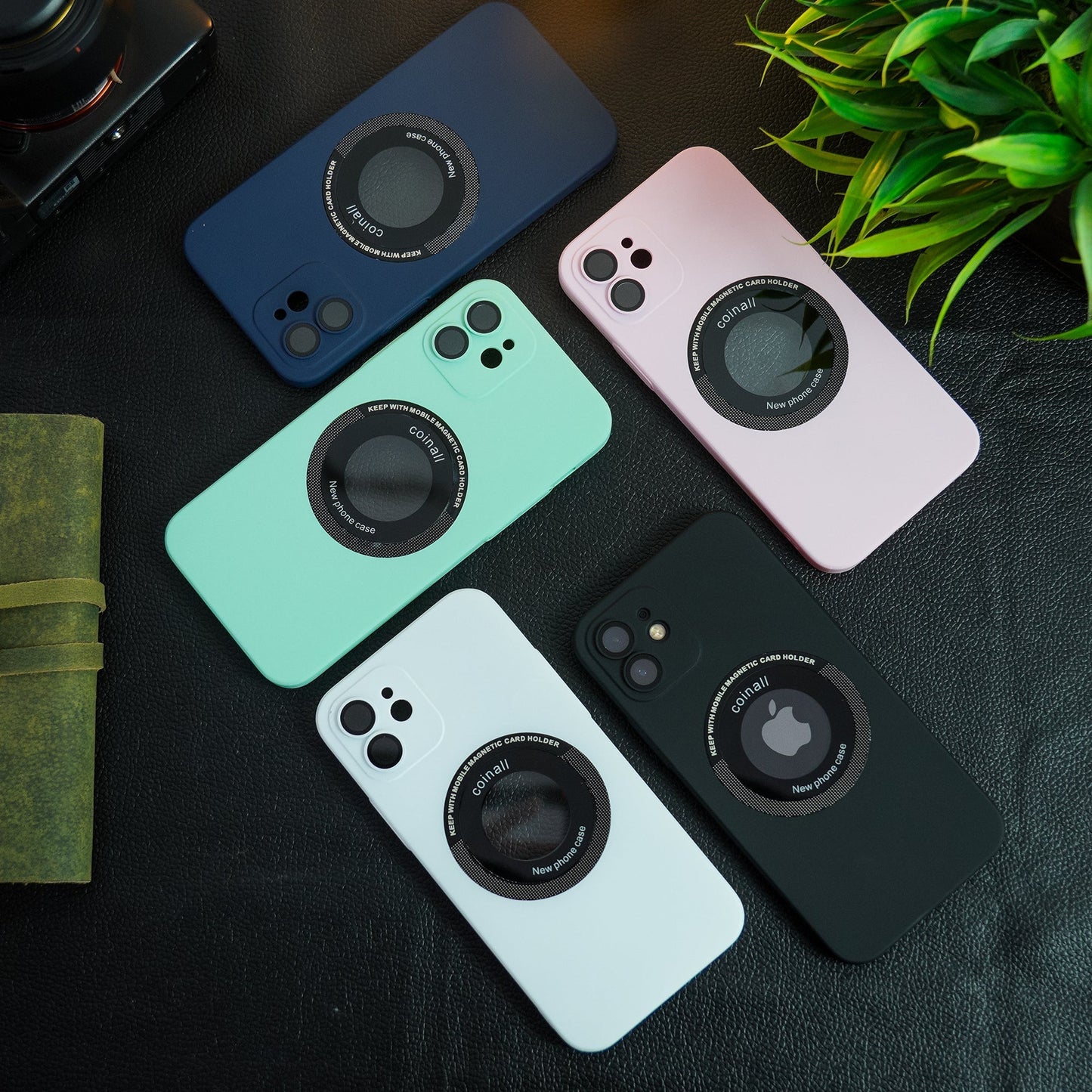 iPhone Series Frosted Magnetic Holder Case - casetiphone