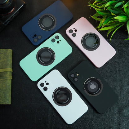 iPhone Series Frosted Magnetic Holder Case - casetiphone