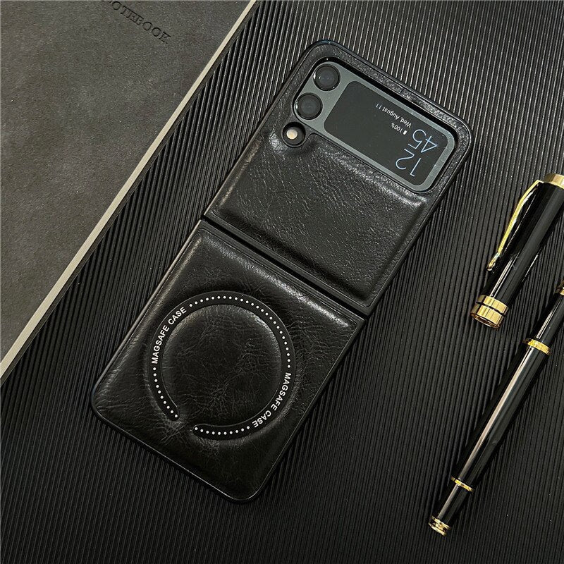 Luxury Business LeatherCase for Samsung Galaxy Z Flip - casetiphone