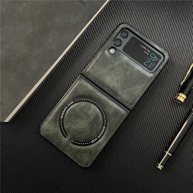 Luxury Business LeatherCase for Samsung Galaxy Z Flip - casetiphone