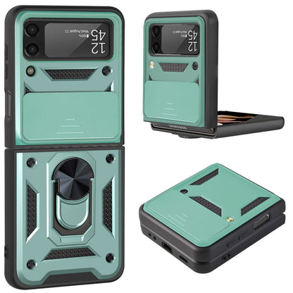 Magnetic Shockproof Case with Camera Cover For Samsung Galaxy Z Flip 4 - casetiphone