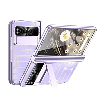 Plating Clear Cover With Front Glass For Google Pixel Fold