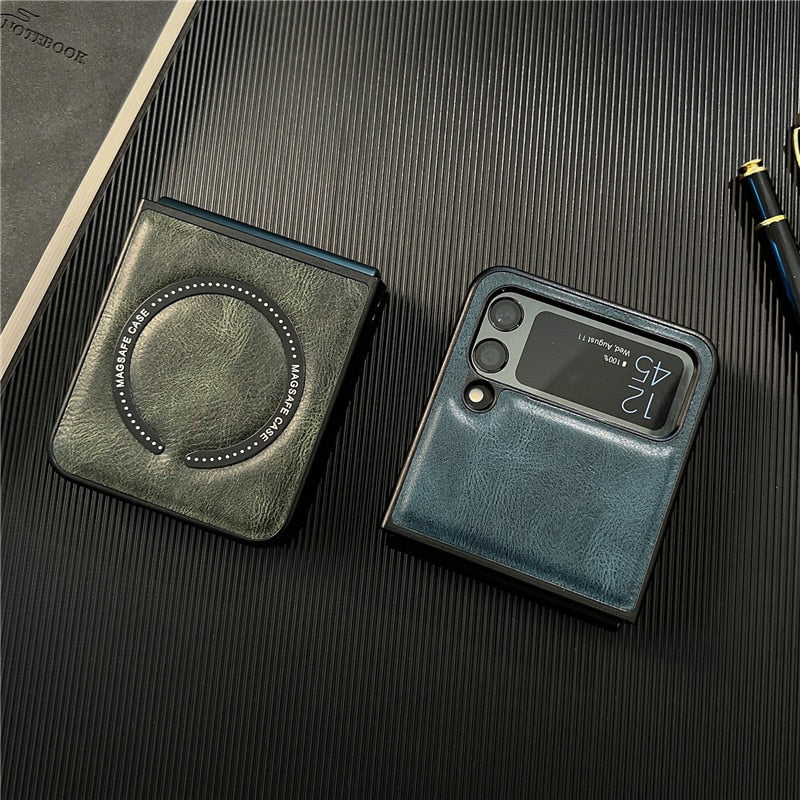 Luxury Business LeatherCase for Samsung Galaxy Z Flip - casetiphone